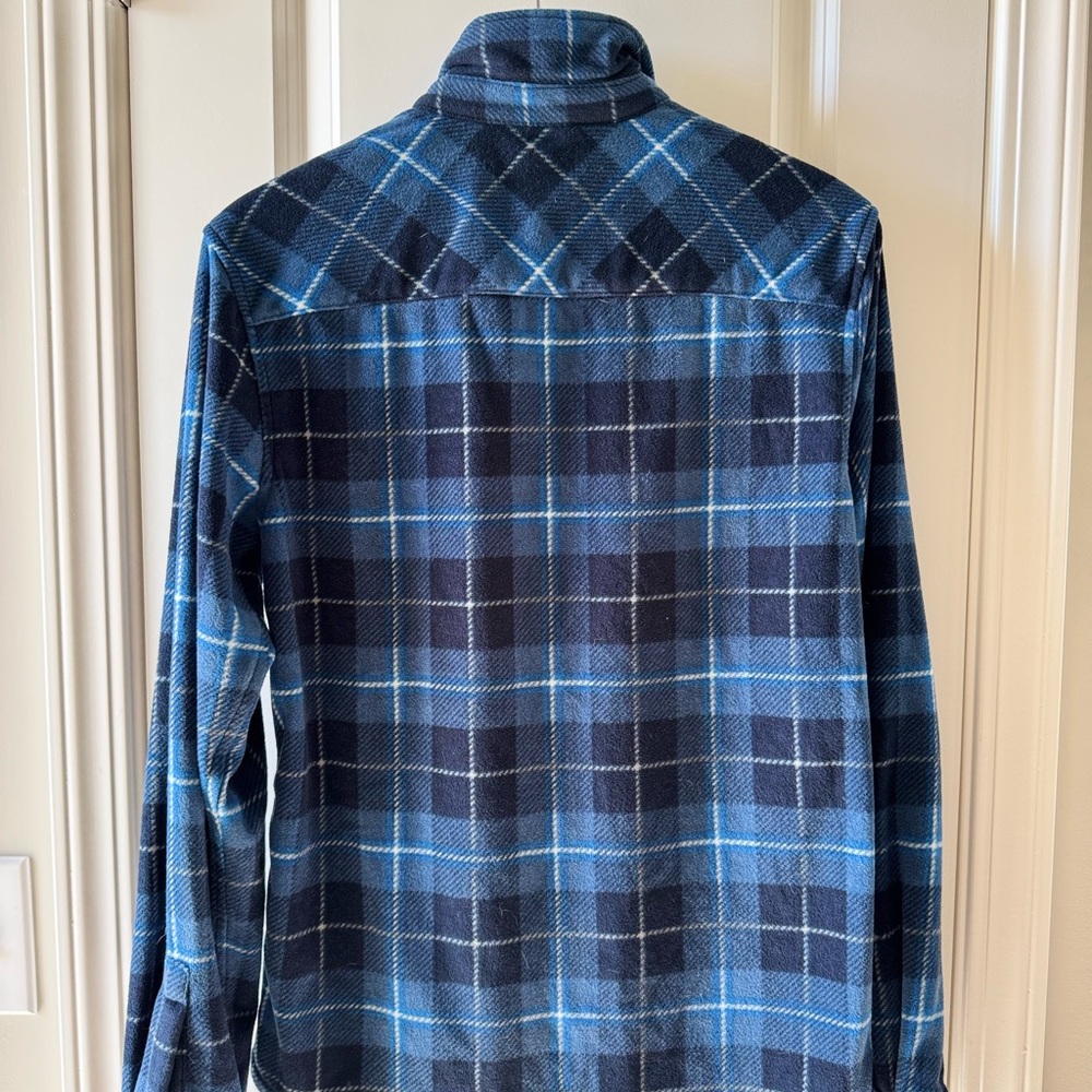 O'Neill Navy and White Plaid Shirt